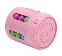 Qudinip Fingertip Toy, Educational Parent Child Interactive Toy for Kids Ages 5 and Up, with Rotating Beads to Exercise Spatial Imagination and Logical Thinking (Pink)