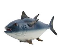 Qudinip Fish Model Lifelike Educational Toy for Kids Cognitive Learning and Bath Fun 17.7" Sea Life Model Gift (big tuna)