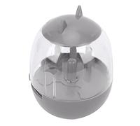 Qudinip Food Dispensing Toy for Dogs and Cats, Interactive Slow Eating Puzzle Design, Non- Durable Plastic, 1 Unit for Pet Playtime (Tumbler-Literary Gray)