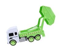 Qudinip Garbage Truck Toy, High Simulation Educational Sanitation Vehicle Model with Digging and Hoisting Functions, for Kids Boys to Enhance Parent Child Relationship (Sanitation Truck Toy)