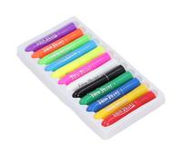 Qudinip Glow in The Dark Face Paint Crayon Set with 12 Vibrant Colors for