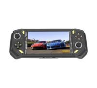 Qudinip Handheld Game Console Portable Gaming Player with 5.5 Inch Screen for On-the-Go Gamers, Rechargeable with Quad Core Performance (Black)