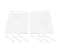 Qudinip Hard Disk Drive Rack YJ-Y10F, Transparent Acrylic DIY Assembly Stand for 3.5 Inch HDDs, Ideal for Tech Enthusiasts, Lightweight and