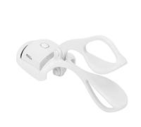 Qudinip Heated Eyelash Curler Intelligent Design Rechargeable for Effortless Eye Makeup USB Type C Charging 5.2 X 2.8 X 1.8 in (White)