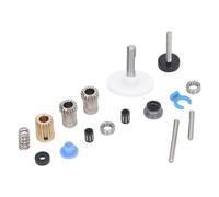 Qudinip High- Dual Gear Extruder Assembly Kit for 0.1 2.4 3D Printers with 16 Accessories