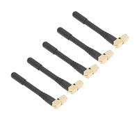 Qudinip High Gain SMA Male Antenna 5PCS with Elbow Connector for Wireless Data Transmission and Drones
