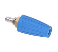 Qudinip High Pressure Washer Nozzle, Durable Brass and Ceramic, Strong Impact Cleaning Tool for Various Surfaces, Perfect for Industrial Use, 1/4in Quick Connector, 4000PSI (045 Hole)