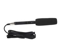 Qudinip High Sensitivity Interview Microphone Mini Portable Wired Mic for Outdoor Celebrations and Professional Meetings (Black 28cm)