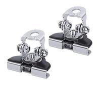 Qudinip Hood Light Mount Bracket Universal Adjustable Stainless Steel Set for Truck SUV Off Road 2PCS