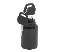 Qudinip Ignition Switch with Key, Durable Forklift Ignition Starter Switch for HT Series, Stainless Steel Material, 2 Keys Included