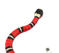 Qudinip Interactive Cat Toy, Smart Sensing Electronic Toy Snake, USB Charging Simulation Animal Model for Pet Training