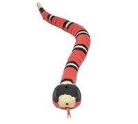 Qudinip Interactive Cat Toy Snake with Realistic Movements for Training Cats and Kids Indoor Play - 38cm Long Plastic Model