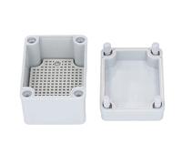 Qudinip IP67 Junction Box, Durable Electrical Project Case, Suitable for Indoor and Outdoor, Grey, 110 X 80 X 70mm