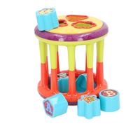 Qudinip Kids Blocks Shape Sorting Toy, Colorful Educational Blocks for Early Learning and Coordination, Suitable for Toddlers, Plastic, 6 X 6in, 7 Pieces