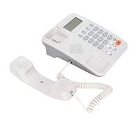 Qudinip KXT2029CID Office Phone Stylish Design Caller ID Functionality for Home and Office Use Durable ABS Material 1 Unit (White)