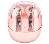 Qudinip Language Translator Earbuds Wireless Bluetooth 5.3 Multi-Language Support for Travel and Communication Purple 2-Pack (Pink)