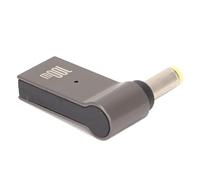 Qudinip Laptop Charger Adapter, Fast Charging PD Type-C to DC Connector, Portable Power Adapter for Travel/Office, Durable Aluminum Alloy, 1 Unit (5.5 * 1.7mm)