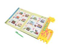 Qudinip Learning Sound Book Interactive Educational Toy for Toddler Development in Preschool, Made of Premium ABS Plastic, Includes Pen
