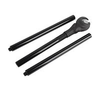 Qudinip LED Evil Wizard Wand, 55.1 Inch Luxurious Sorcery Scepter with Flashing Static Light, Glowing Wand for Halloween Cosplay Party Role Playing Props (Green)