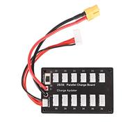 Qudinip LiPo Parallel Charging Board Compact and Efficient 12 Battery Charger for 2S 3S Lithium Batteries Made of Durable ABS and PCB