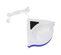 Qudinip Magnetic Window Cleaner, Double Sided Glass Tool with Strong Absorption for Single Glazed Windows 3-8mm, Trilateral Design Easy to Rub Corners, Drip Proof ABS Material
