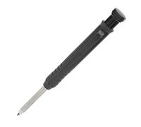Qudinip Mechanical Carpenter Pencil with Sharpener Durable Design for Woodworking and Metal Marking Ideal and DIYers (Black)
