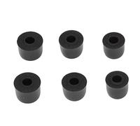 Qudinip Memory Foam Replacement Eartips 6pcs Noise-Isolating Earplugs for 4.3mm-6.0mm Earphones Exercise Use (Black)