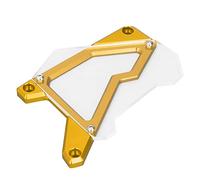 Qudinip Motorcycle Front Sprocket Chain Guard CNC Aluminium Alloy Protective Cover for S1000RR S1000R Durable and Stylish Design (Gold)