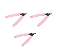 Qudinip Nail Cuticle Clippers, Stainless Steel Cuticle Nippers with Automatic Rebound for Easy Nail Drill Removal, Comfortable Grip Handle for Salon and Home Use (Pink)