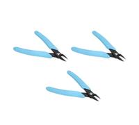 Qudinip Nail Cuticle Clippers, Stainless Steel Cuticle Nippers with Automatic Rebound for Easy Nail Drill Removal, Comfortable Grip Handle for Salon and Home Use (Blue)