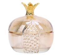 Qudinip Nail Dappen Dish, Large Capacity Clear Glass Cup with Lid for Professional Salon Home Use Jewelry Container