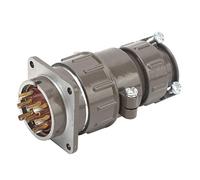 Qudinip P32K2Q Aviation Plug 8 Durable Electrical Power Connector for Aerospace and Military Applications Magnalium Alloy AC500V 32A