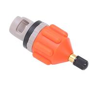 Qudinip Paddle Board Pump Adapter Leakproof Easy Inflate Air Pump for Paddle Boards Assault Boats Rubber Boats Portable Nylon 1 Pack (Orange)