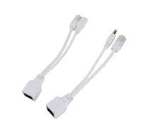Qudinip Passive PoE Injector and Splitter Kit Durable White PoE Injector