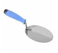 Qudinip Plastering Trowel, High Carbon Steel with PP and TPR Handle, Light Weight Ergonomic Design for Drywall Finishing and Masonry, Beveled Cutter for (L. H. China)