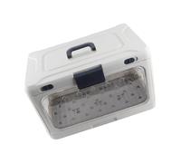 Qudinip Plastic Foldable Cat Crate, Portable Transparent Travel Pet Carrier with Large Space for Airplane Car, Clear Structure for Comfortable Safe Journey