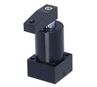 Qudinip Pneumatic Swing Clamp Cylinder, 90 Degree Rotating Aluminum Alloy CNC Machined with Hard Oxidation Layer, for Industrial High Load Work (SRC25X90L)