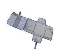 Qudinip Portable Diaper Changing Pad with Oxford Cloth for Travel and Outdoor Use, 34.1 X 21.3in Compact Size (Blue)