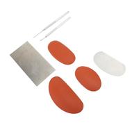 Qudinip Pottery Clay Sculpting Tools Set, Stainless Steel and Silicone Clay Modeling Tools for Sculpting Shaping Smoothing, with Various Scraper Shapes for Ceramic Polymer