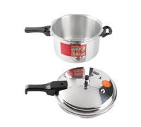 Qudinip Pressure Cooker, Aluminum Alloy Explosion Proof Large Capacity Pressure Canning Pot Cooker for Gas Electric Induction (24CM/7L)