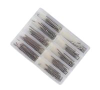 Qudinip Professional Watch Band Clasp Bars Set for Easy Strap Replacement and Repair, Includes 100 Pressure Bars Pins, Made of Durable Alloy