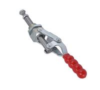 Qudinip Push Pull Toggle Clamp 318kg Robust Inline Clamp with 180° Handle for Machine Operations and Woodworking Projects Iron + Plastic, 1 Unit