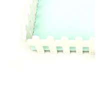 Qudinip PVC Hamster House Slide Platform for Golden Bears and Dwarf Hamsters (Mint Green Background)