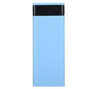 Qudinip Quick Charge Power Bank Case Kit Durable USB DIY Shell for Mobile Charging 8x18650 Batteries (Blue)