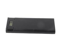 Qudinip Quick Charge Power Bank Case Kit Durable USB DIY Shell for Mobile Charging 8x18650 Batteries (Black)