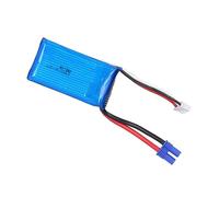 Qudinip RC Boat Lithium Battery 850mAh 7.4V High Capacity for Remote Control Boats Toy Models Lightweight Li 1 Unit