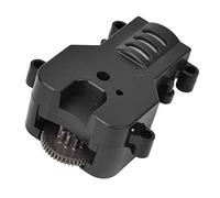 Qudinip RC Steering Gearbox Sturdy Accessory for Electric Toy Remote Control Alloy Engineering Car 1 Unit (Black)