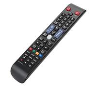 Qudinip Replacement TV Remote Control for Durable and Lightweight Remote with Full Functionality for Home Use Black ABS 1PC