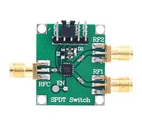 Qudinip RF Switch Module, 3-5V Single Pole Double Throw Board with SMA Interface, 50Ohms Input Output Impedance, for HMC349 HMC849 4GHZ 6GHZ Working Frequency (HMC349)