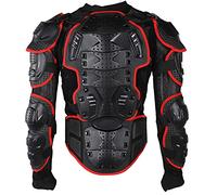 Qudinip Riding Armor Protective Jacket for Men and Women with Breathable Fabrics Shock-Absorbing EVA Polystyrene Foam for Motorcycle Riding Full Body Protection 1 X Jacket (XL)